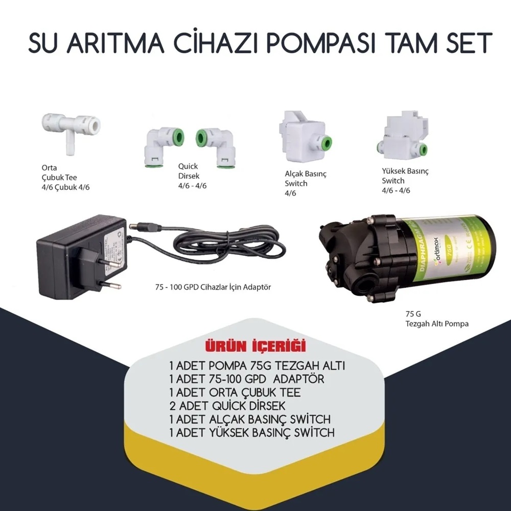 Ortimax%20Su%20Arıtma%20Cihazı%20Pompası%20Tam%20Set