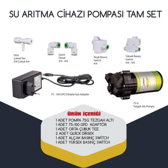 Ortimax Su Arıtma Cihazı Pompası Tam Set